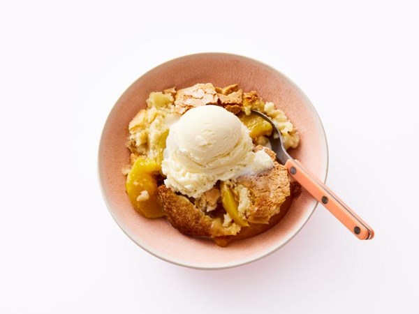 Peach cobbler