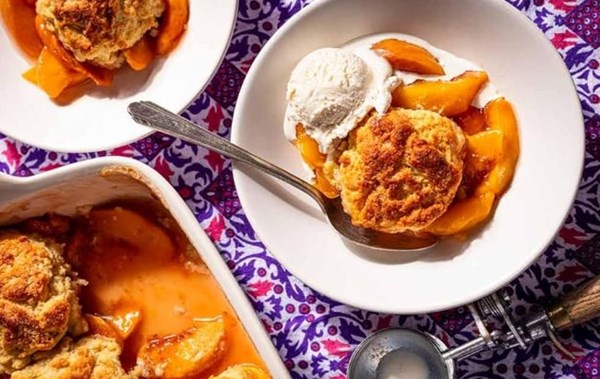 Peach cobbler