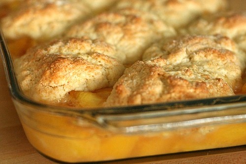 Peach cobbler