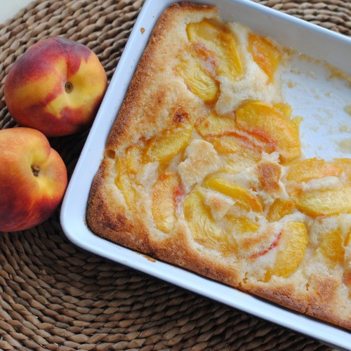 Peach cobbler
