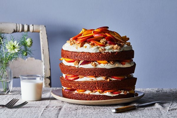 Peach cobbler cake {Erin Jeanne McDowell}