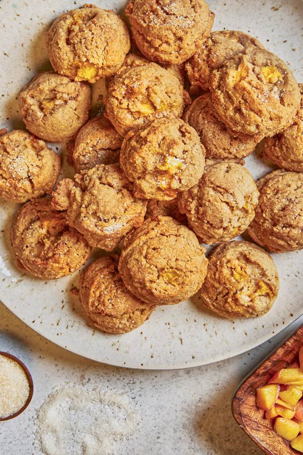 Peach cobbler cookies