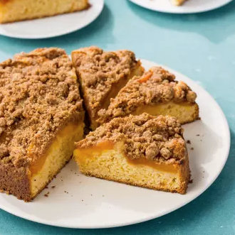 Peach coffee cake