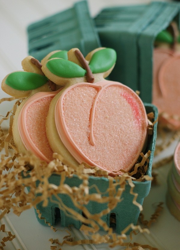 Peach cookies