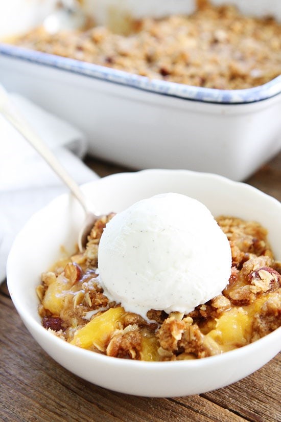 Peach crisp