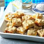 Peach crumb bars