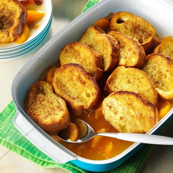 Peach French toast