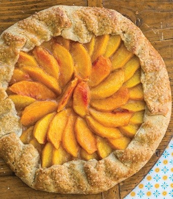 Peach galette
