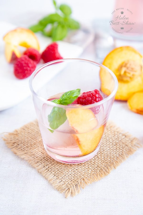 Peach gin