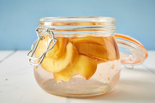 Peach gin