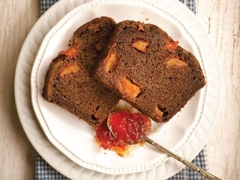 Peach ginger bread