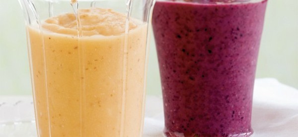 Peach ginger smoothie