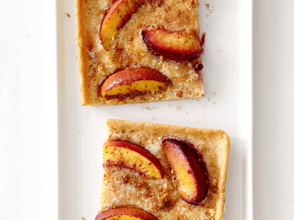 Peach-ginger tart