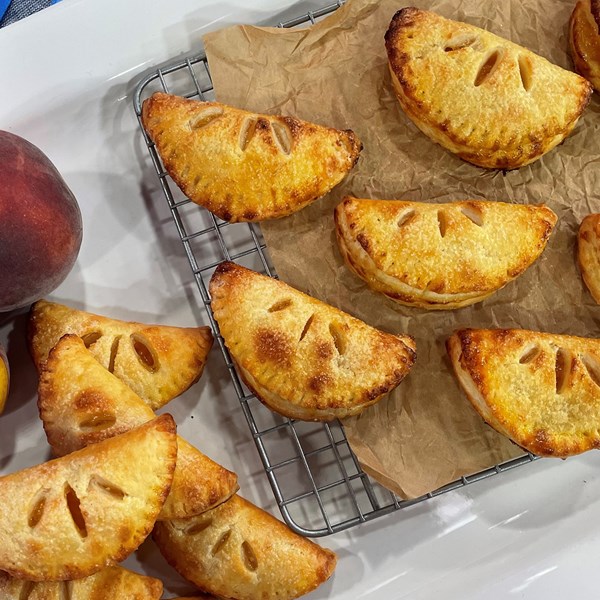 Peach hand pies