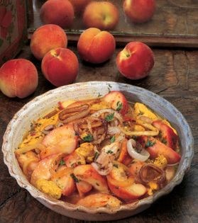 Peach khoresh (Khoresh-e hulu)