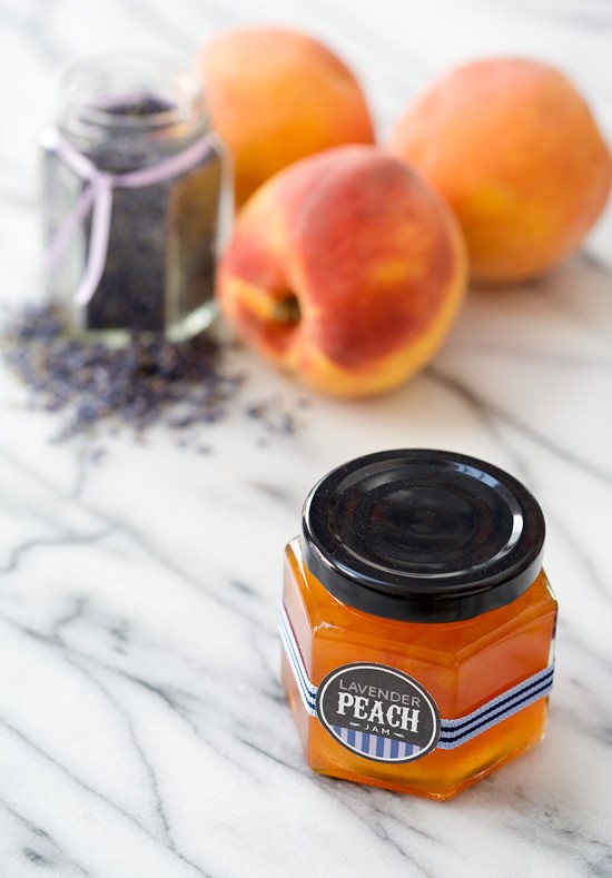 Peach lavender jam