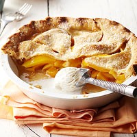 Peach mango pie