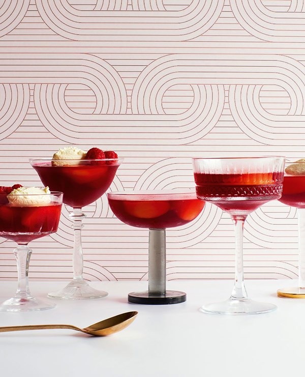 Peach Melba jelly