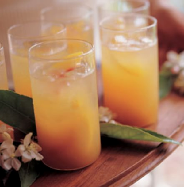 Peach nectar spritzers