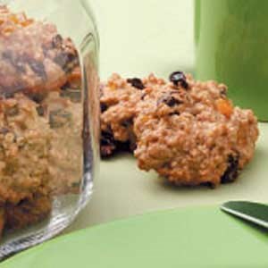Peach oat cookies