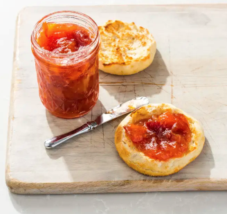Peach-orange preserves