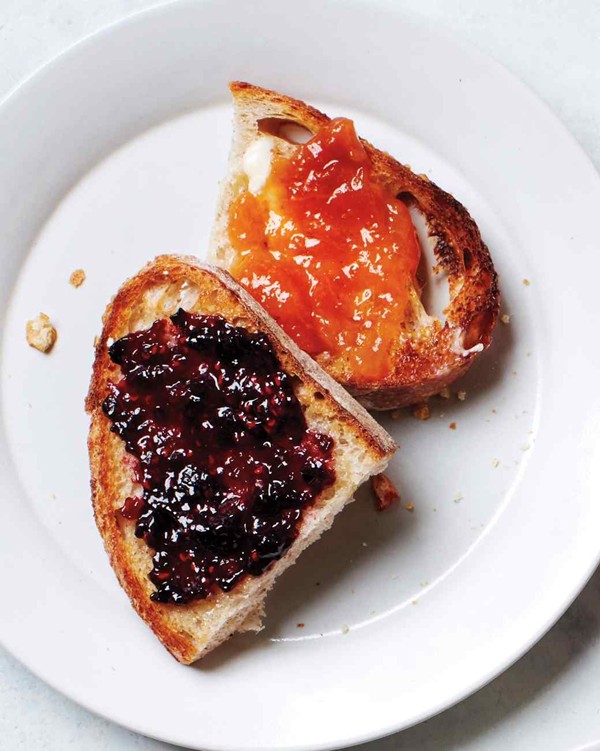 Peach-plum jam