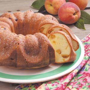 Peach pound cake