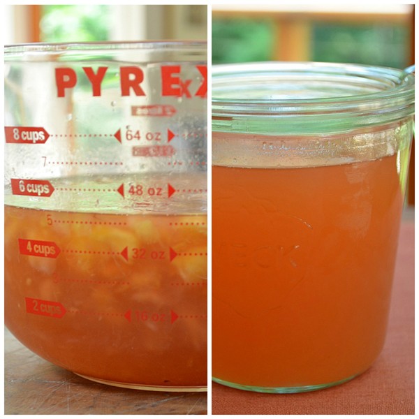 Peach shrub