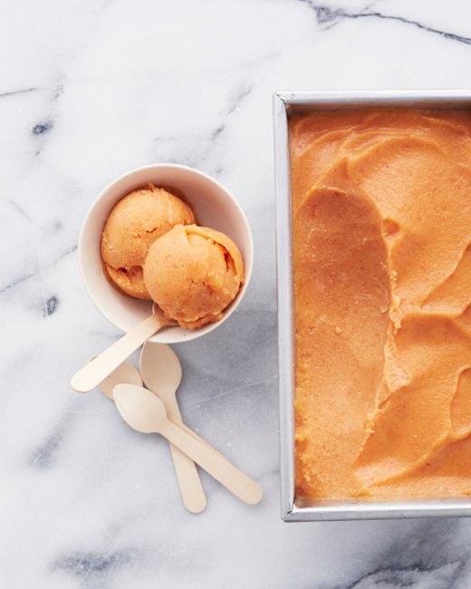 Peach sorbet