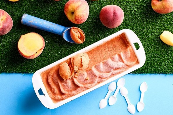 Peach sorbet