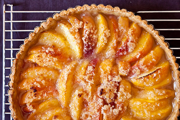 Peach tart
