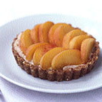 Peach tartlets