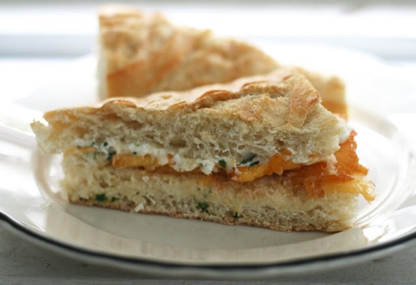 Peaches & herb panini