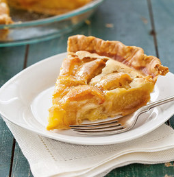 Peaches and cream pie