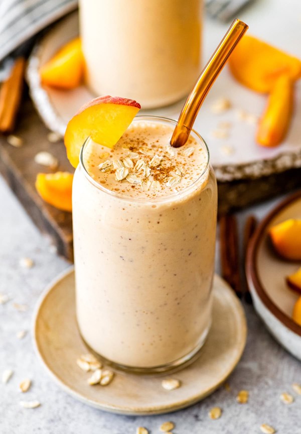 Peaches and cream smoothie