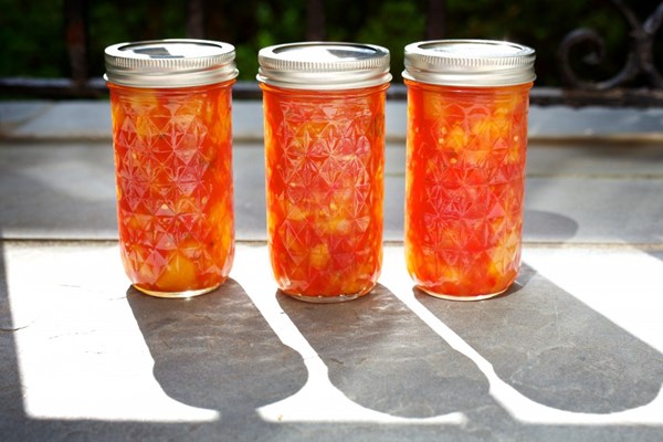 Peachy tomato salsa
