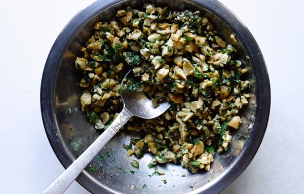 Peanut and scallion relish