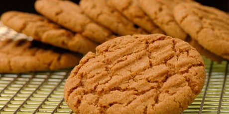Peanut-BETTER gingersnaps [A thin chewy cross between a peanut butter cookies and a gingersnap]