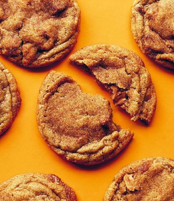 Peanut butter & cinnamon cookies