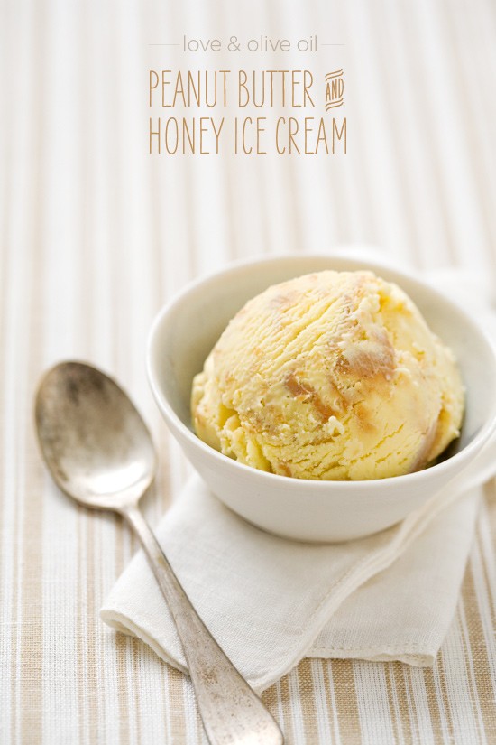 Peanut butter & honey ice cream