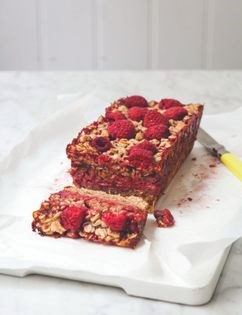 Peanut butter & jelly breakfast slices
