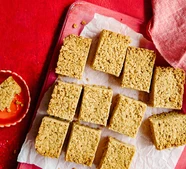 Peanut butter & maple syrup flapjacks 