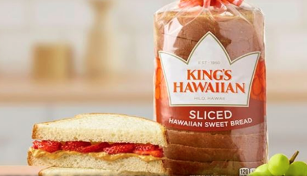 Peanut butter & strawberries sandwich