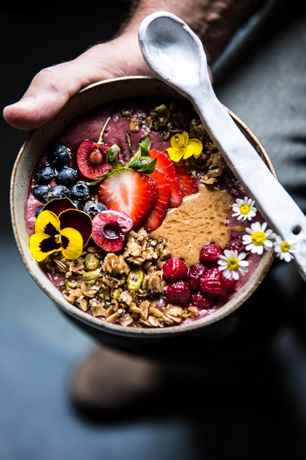 Peanut butter acai bowl