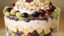 Peanut butter and grape trifle [Sarah-Jane Bedwell, RD, LDN]