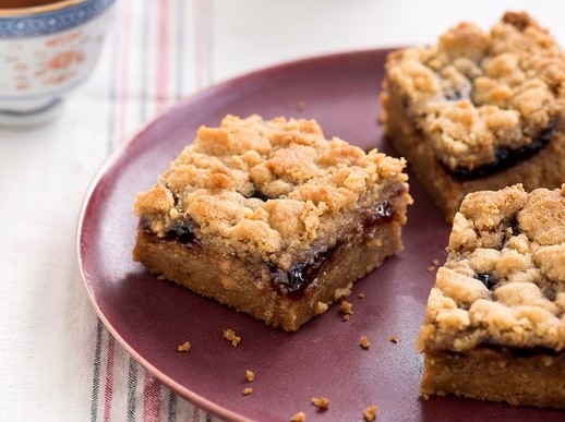 Peanut butter and jam bars
