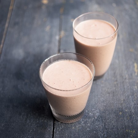 Peanut butter and jam smoothie