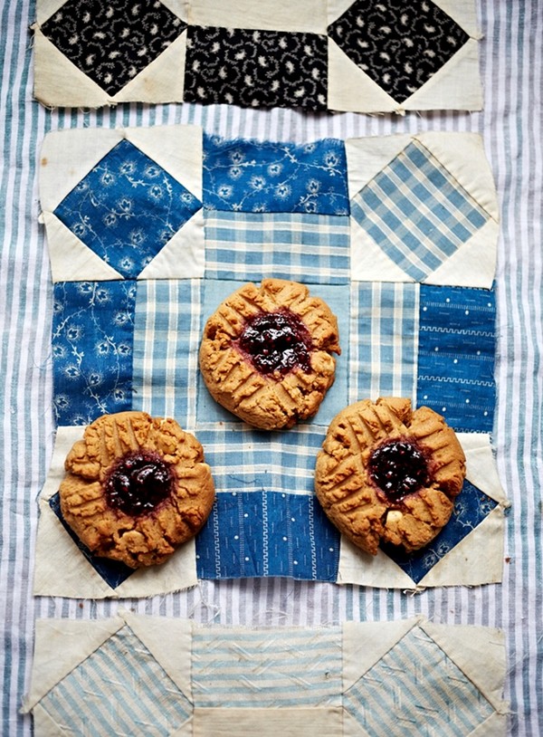 Peanut butter and jelly cookies