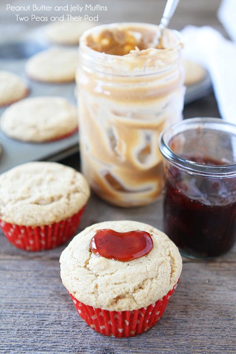 Peanut butter and jelly muffins