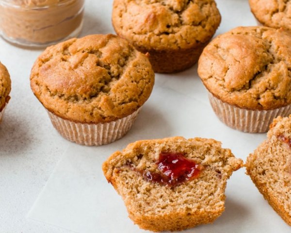 Peanut butter and jelly muffins